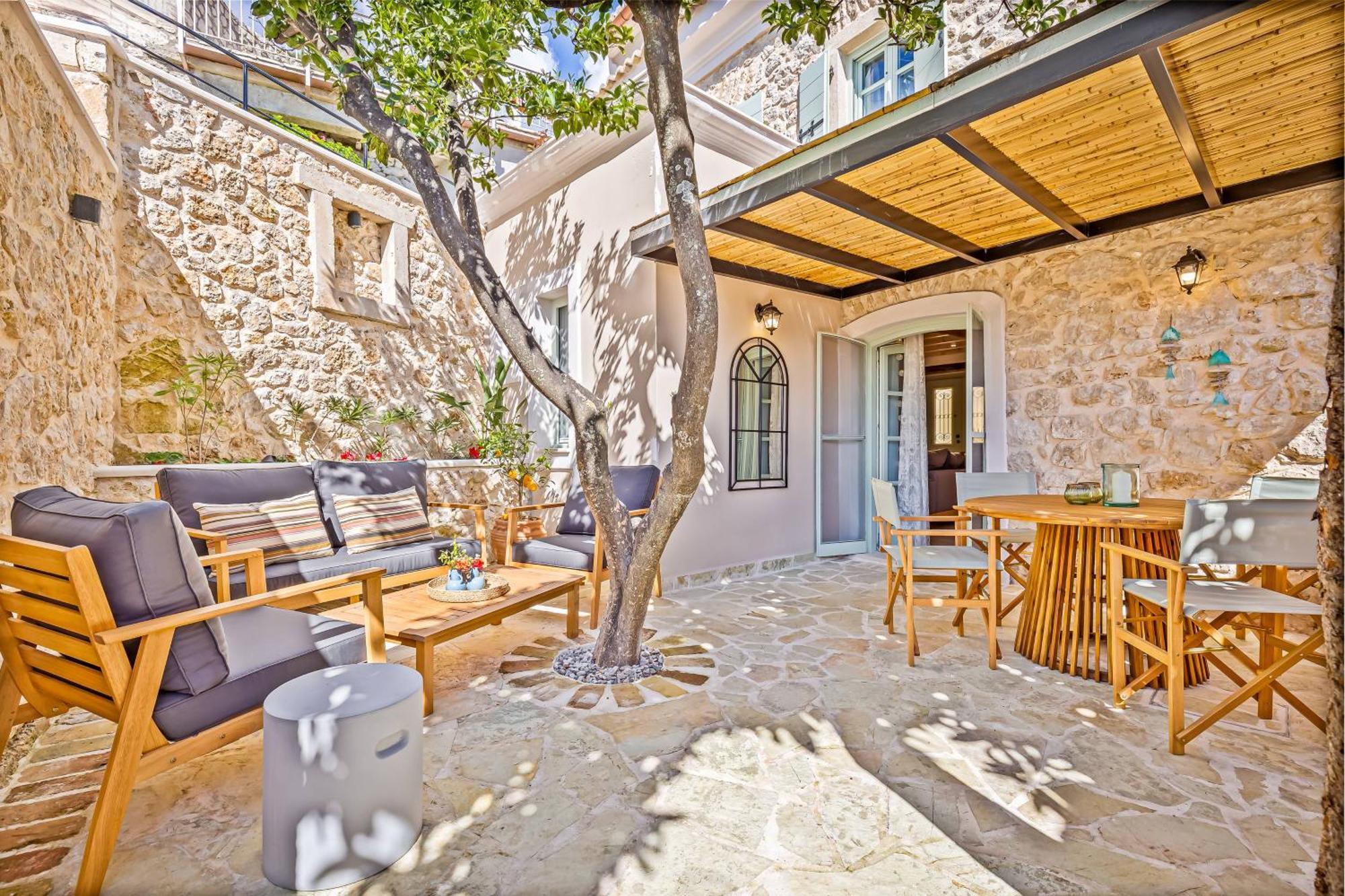 Courtyard Cottage Corfu Lákones Zewnętrze zdjęcie